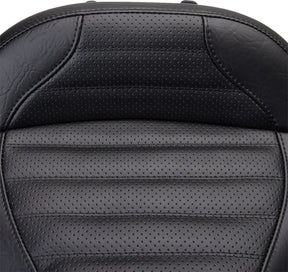 Mustang Seat Solo Tour Trapezoid Stitch Black Seat Mustang