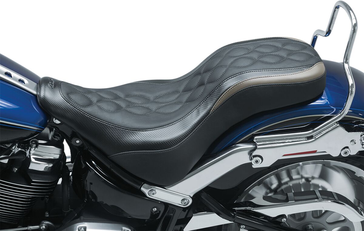 Mustang Seat Wide Tripper W/O Backrest Solo Black Seat Mustang