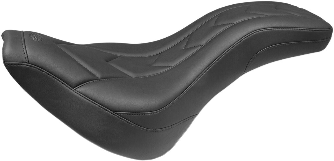 Mustang Seat Wide Tripper W/O Backrest Solo Black Seat Mustang