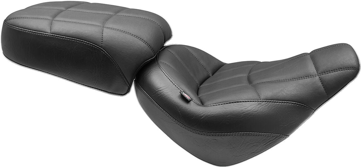 Mustang Seat Solo Tour Trapezoid Stitch Black Seat Mustang