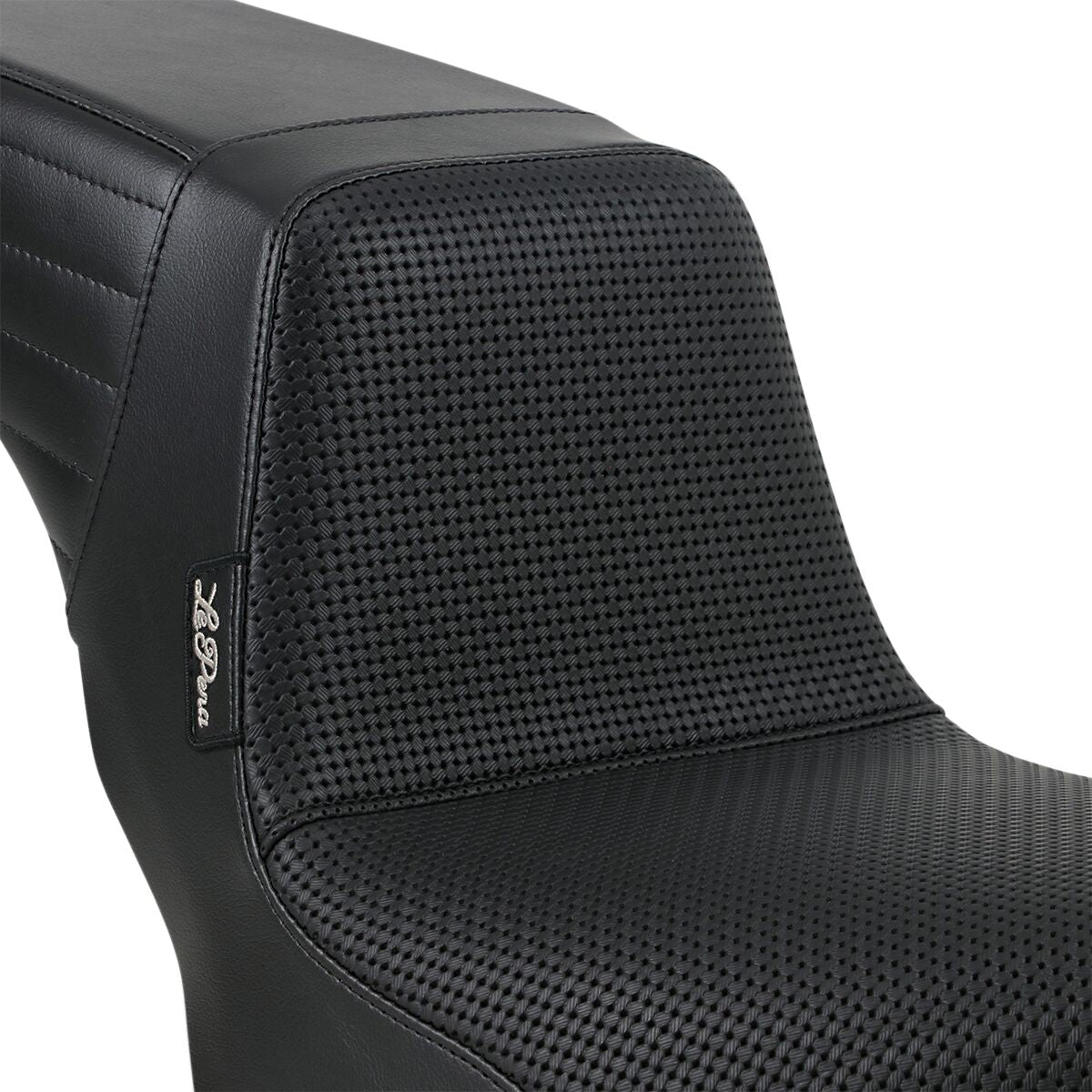 KickFlip Basket Weave Seat - 20+ Softail (FXST) Seat Le Pera