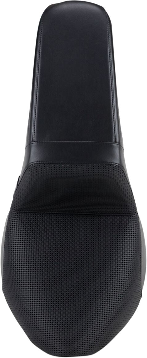 KickFlip Basket Weave Seat - 20+ Softail (FXST) Seat Le Pera