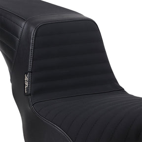 KickFlip Pleated Gripp Tape Seat - 20+ Softail (FXST) Seat Le Pera