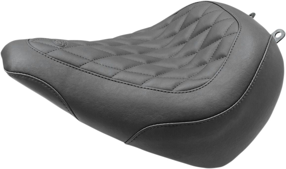 Mustang Seat Solo Wd Trpr Diam SEATS-FOR HARLEY SOFTTAIL Mustang