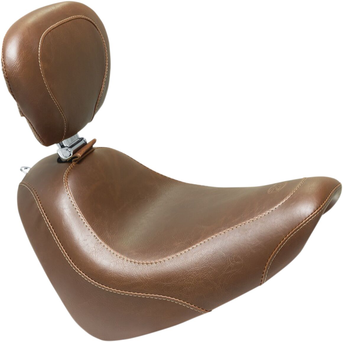 Mustang Seat Solo Trpr Dbr Brn SEATS-FOR HARLEY SOFTTAIL Mustang