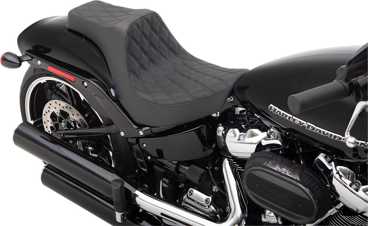 Drag Specialties Seats Seat Pred Iii Diablk Vynl Seat Drag Specialties