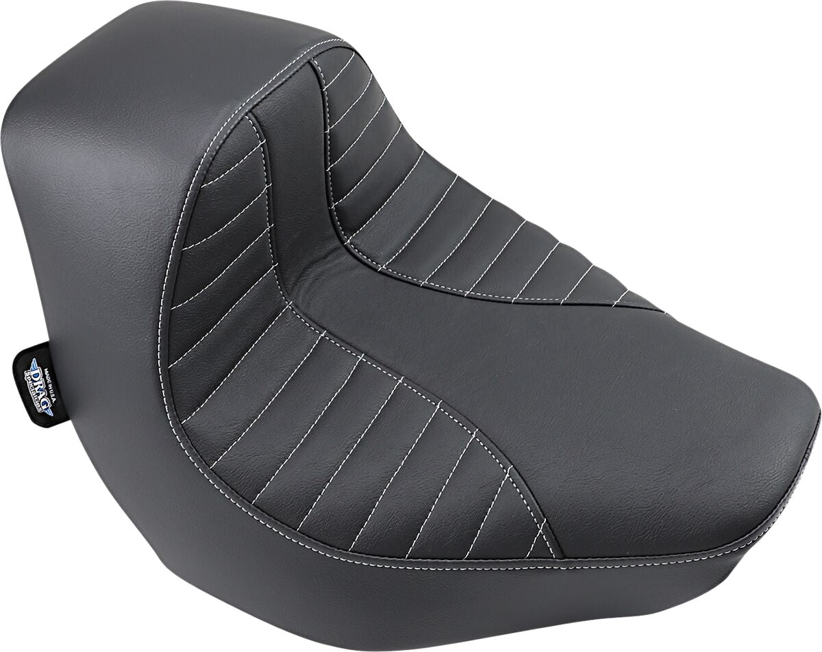 Drag Specialties Seats Seat Solo Scp Slvr Vinyl SEATS-FOR HARLEY SOFTTAIL Drag Specialties