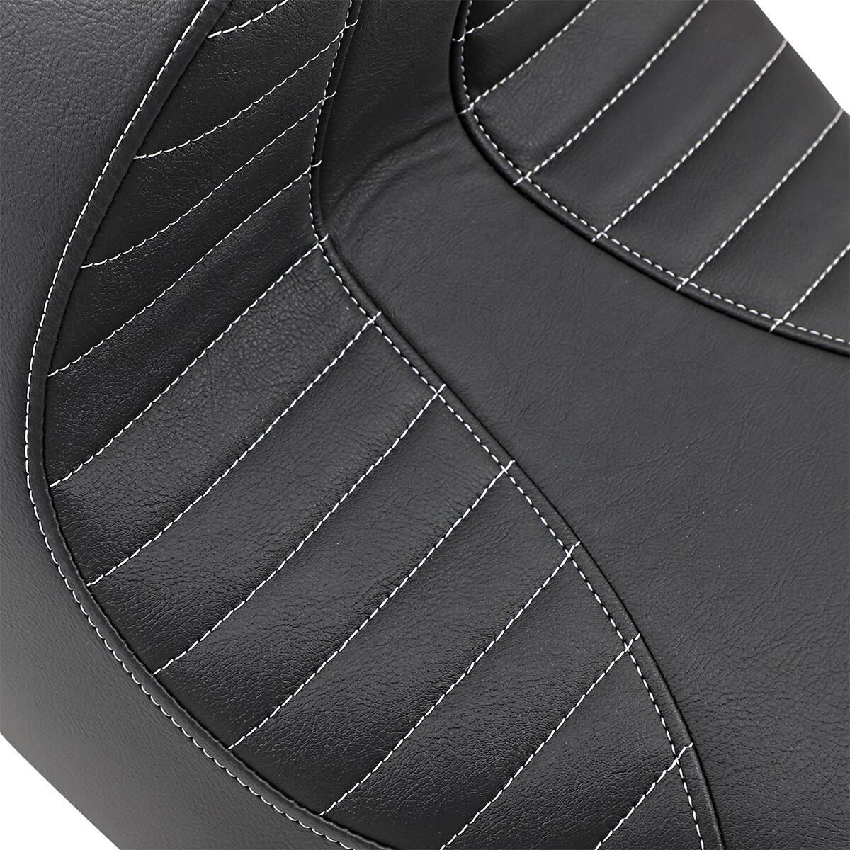 Drag Specialties Seats Seat Solo Scp Slvr Vinyl SEATS-FOR HARLEY SOFTTAIL Drag Specialties
