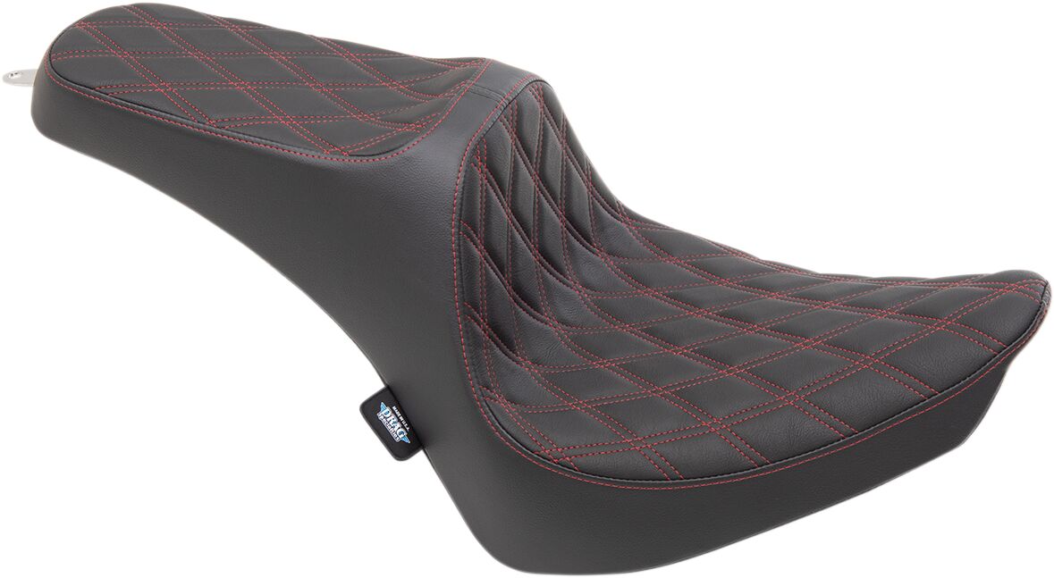 Drag Specialties Seats Seat Pred Iii Dbldia Red Seat Drag Specialties