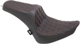 Drag Specialties Seats Seat Pred Iii Dbldia Red Seat Drag Specialties
