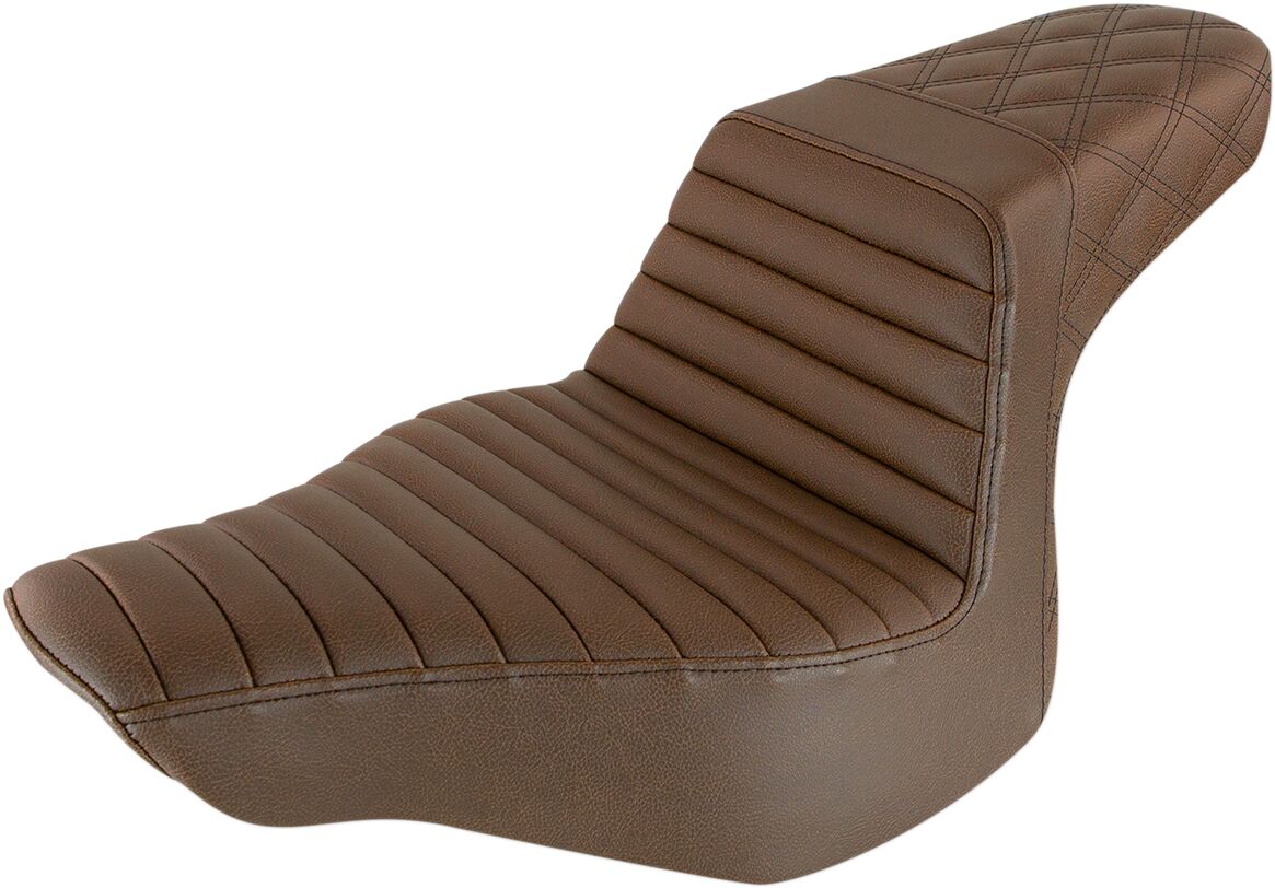 Step Up Front TR & Rear LS, Brown - 18+ Softail (Breakout FXSB) Seat Saddlemen Default Title