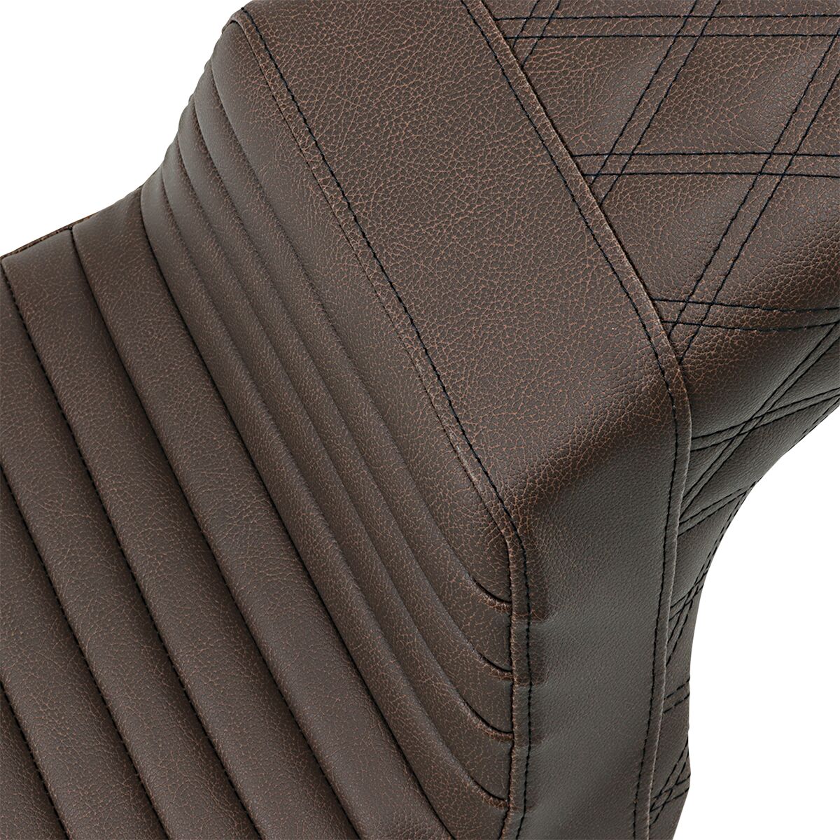 Step Up Front TR & Rear LS, Brown - 18+ Softail (Breakout FXSB) Seat Saddlemen