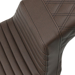 Step Up Front TR & Rear LS, Brown - 18+ Softail (Breakout FXSB) Seat Saddlemen