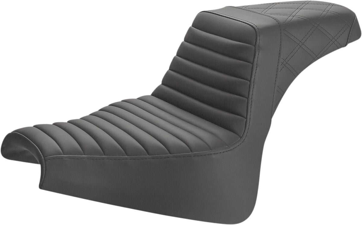 Saddlemen Step Up Front TR & Rear LS - 18+ Softail (Low Rider FXLR/FXLRS/FXLRST & Sport Glide FLSB) Seat Saddlemen