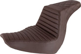 Saddlemen Step Up Front TR & Rear LS, Brown - 18+ Softail (Low Rider FXLR/FXLRS/FXLRST & Sport Glide FLSB) Seat Saddlemen