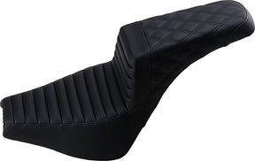 Saddlemen Step Up Front TR & Rear LS - 18+ Softail (Street Bob FXBB/S, Standard FXST) Seat Saddlemen