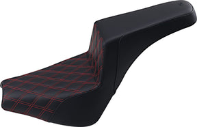 Saddlemen Step Up LS, Red Stitch - 18+ Softail (FXBB/FXST) Seat Saddlemen