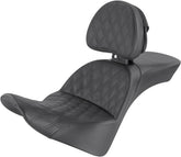Saddlemen Explorer LS With Driver's Backrest Seat - 18+ Softail (FLDE Softail Deluxe, FLHC/S Softail Heritage & Heritage Classic, FLSL Softail Slim) Seat Saddlemen