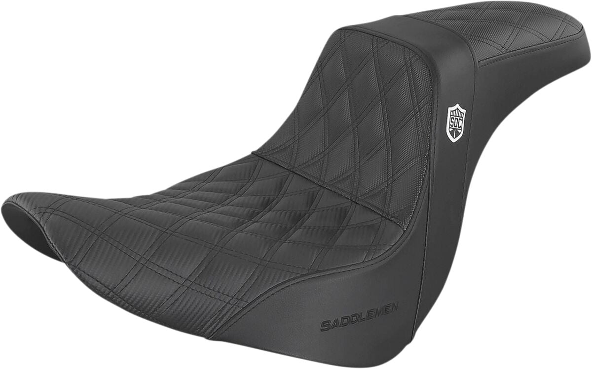 Saddlemen SDC Pro Series Performance Gripper Seat - 18+ Softail Seats Saddlemen Black No Backrest 18+ FXLR / FXLRS / FLSB