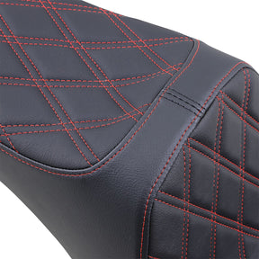 Drag Specialties Seats Seat Prediii Ddia Red Thr SEATS-FOR HARLEY SOFTTAIL Drag Specialties