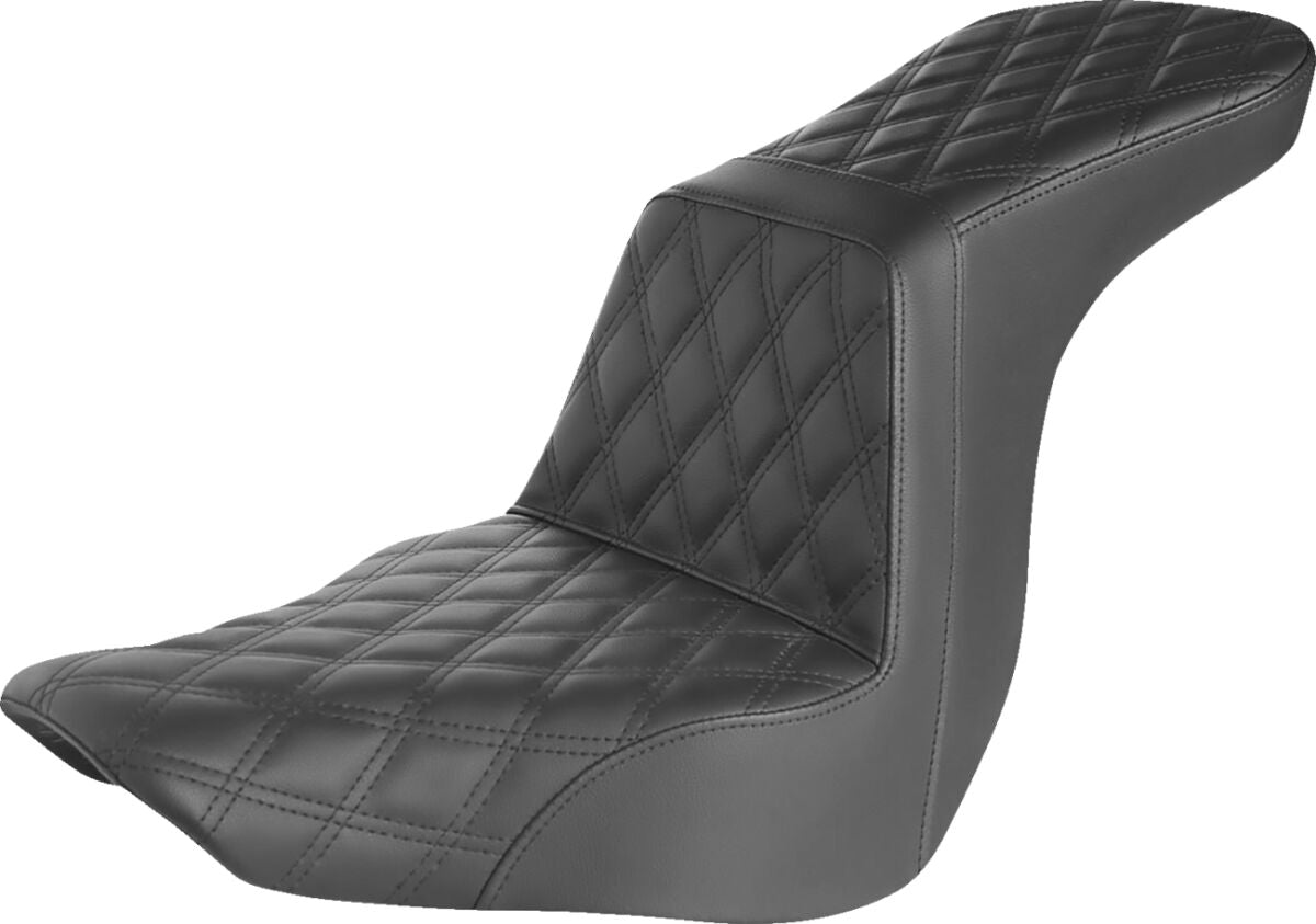 Saddlemen Tour Step Up Front & Rear LS Seat - 18+ Softail (FLSB, FXLR/S) Seat Saddlemen