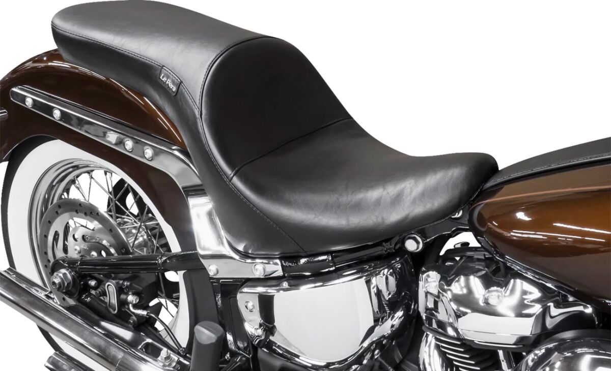 Le Pera Maverick 2 Up Smooth Seat - 18+ Softail (Low Rider) Seat Le Pera