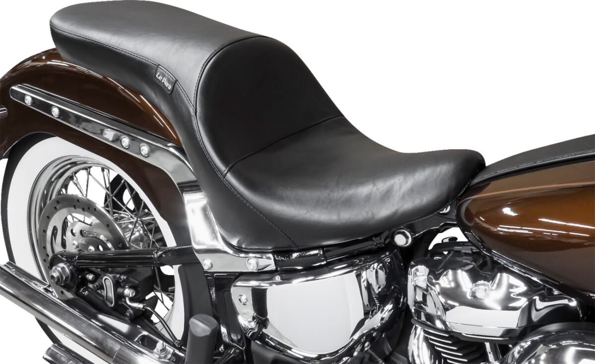 Maverick 2 Up Stitch Seat - 18+ Softail (Low Rider) Seat Le Pera Default Title