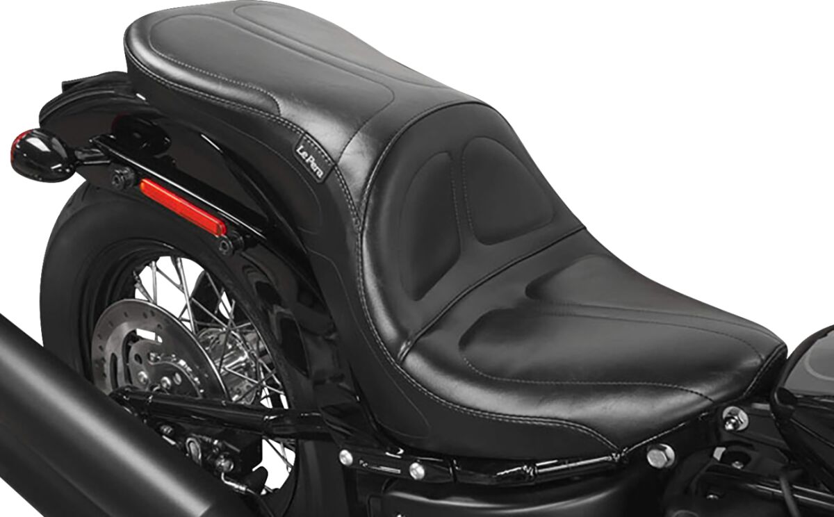 Le Pera Maverick 2 Up Stitch Seat - 18+ Softail (Low Rider) Seat Le Pera