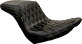 Kickflip Double Diamond Chestnut Seat - 18+ Softail (Low Rider) Seat Le Pera Default Title