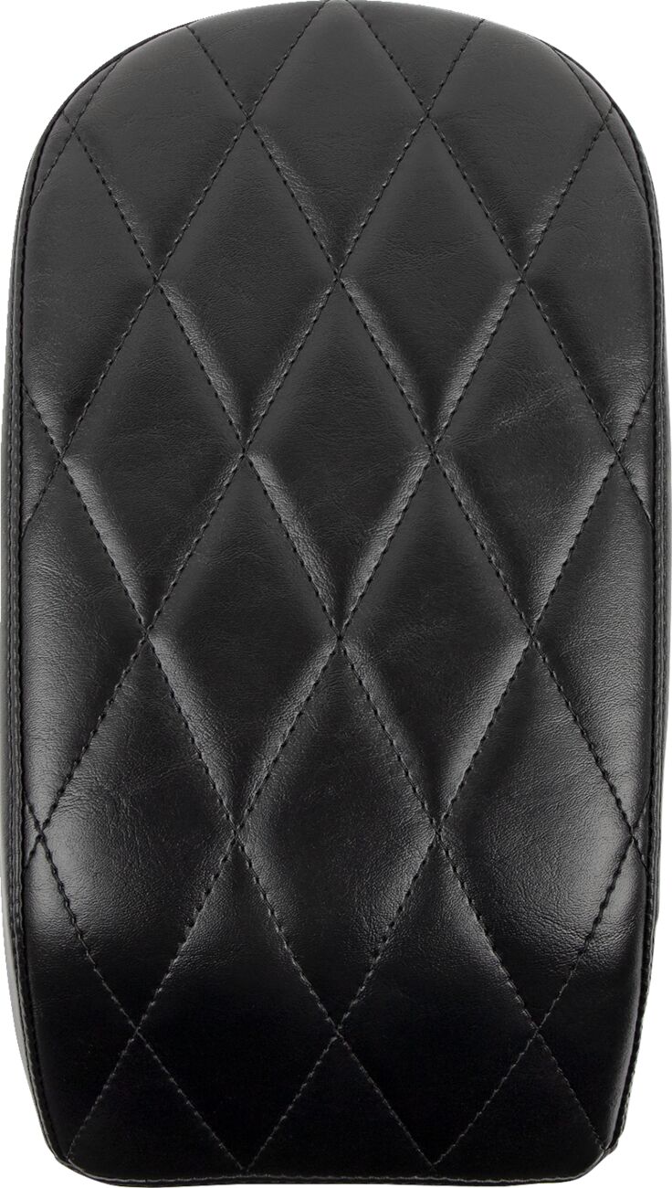 Le Pera Pillion Bare Bones Diamond Black With Black Stitch - 18+ Softail (FLHC & FLDE) Seat Le Pera
