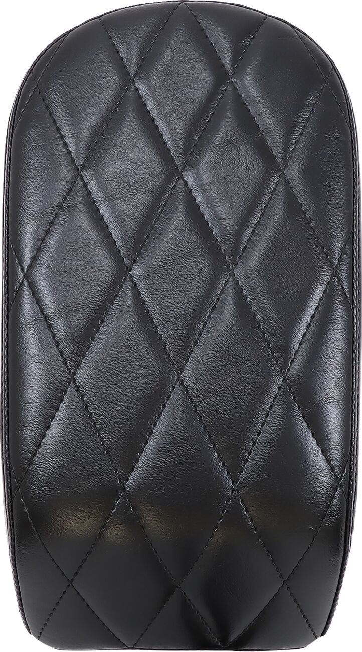 Le Pera Pillion Bare Bones Diamond Black With Black Stitch - 18+ Softail (FXBB & FLSL) Seat Le Pera