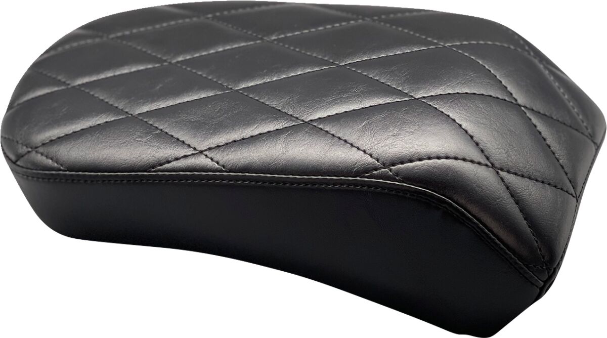 Pillion Bare Bones Diamond Black With Black Stitch - 18+ Softail (FXBR) Seat Accessories Le Pera Default Title