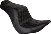 Tailwhip Double Diamond Seating W/ Chestnut Thread Seat - 18+ Softail (Low Rider) Seat Le Pera Default Title