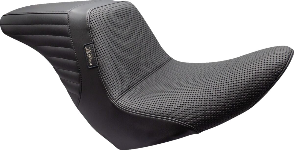Kickflip Up Front Basket Weave - 18+ Softail (Low Rider) Seat Le Pera Default Title