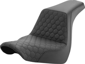 Saddlemen Step Up HC Seat - 18+ Softail Seat Saddlemen Black 18+ Low Rider FXLR/FXLRS/FXLRST & Sport Glide FLSB