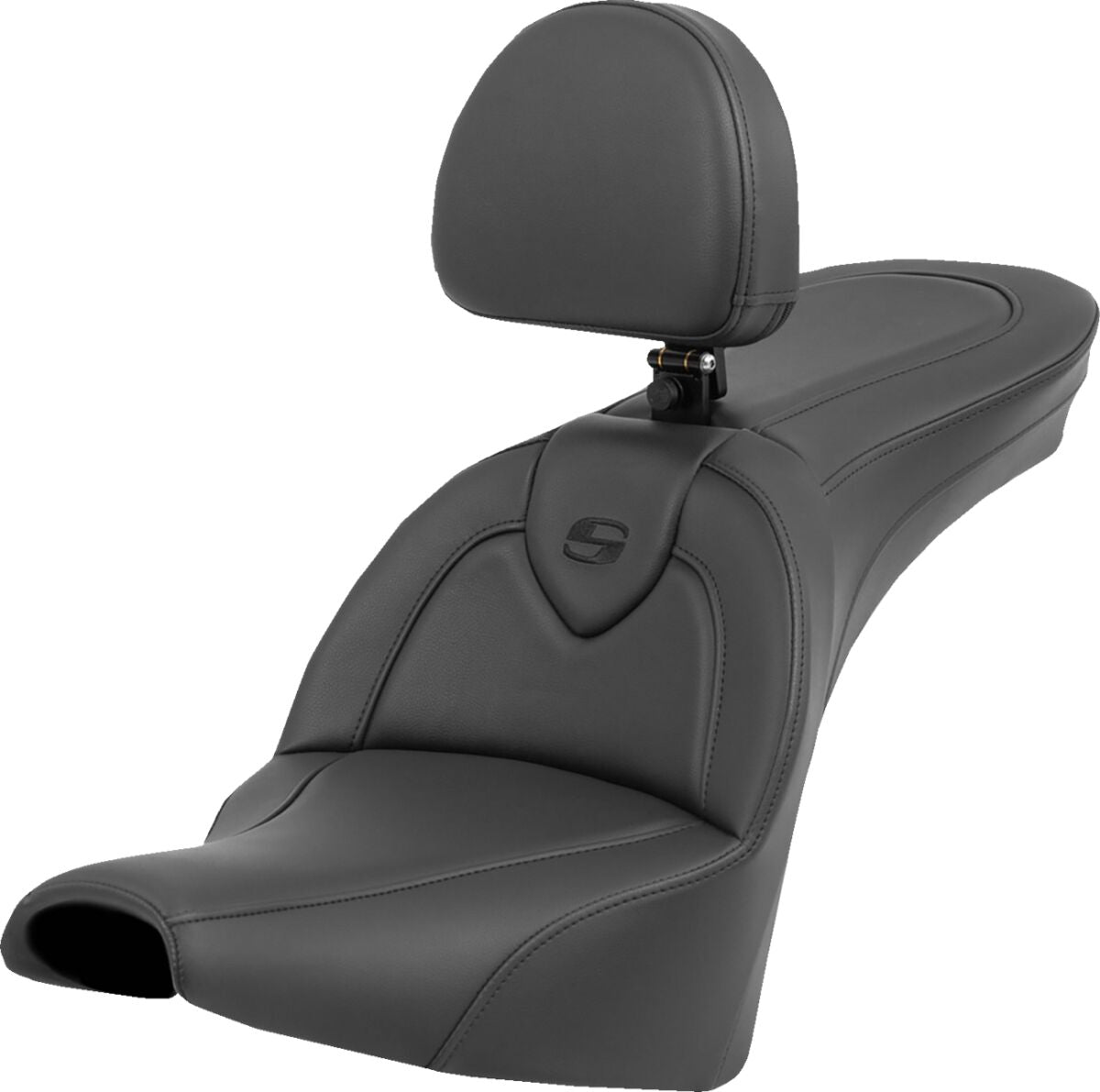 Roadsofa With Driver's Backres Seat - 18+ Softail (FXBB/FXST) Seat Saddlemen Default Title