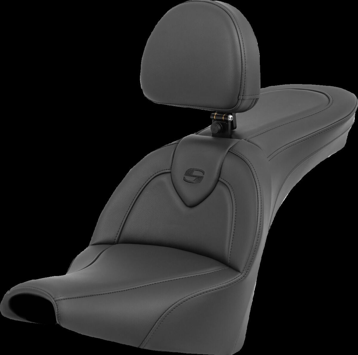 Saddlemen Roadsofa With Driver's Backres Seat - 18+ Softail (FXBB/FXST) Seat Saddlemen