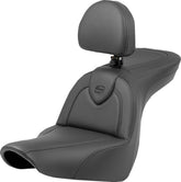 Roadsofa With Driver's Backrest Seat - 18+ Softail (Low Rider FXLR/FXLRS/FXLRST & Sport Glide FLSB) Seat Saddlemen Default Title