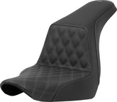 Step Up Front LS, Silver Stitch - 18+ Softail (Low Rider FXLR/FXLRS/FXLRST & Sport Glide FLSB) Seat Saddlemen Default Title