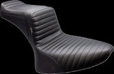 Le Pera Tailwhip Pleated Seating Seat - 84-99 Softail Seat Le Pera