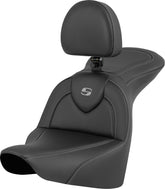Roadsofa CF With Driver's Backrest Seat - 18+ Softail (Fat Boy FLFB/FLFBS, 2023-25 Breakout) Seat Saddlemen Default Title