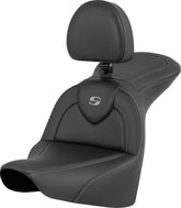 Saddlemen Roadsofa CF With Driver's Backrest Seat - 18+ Softail (Fat Boy FLFB/FLFBS, 2023-25 Breakout) Seat Saddlemen