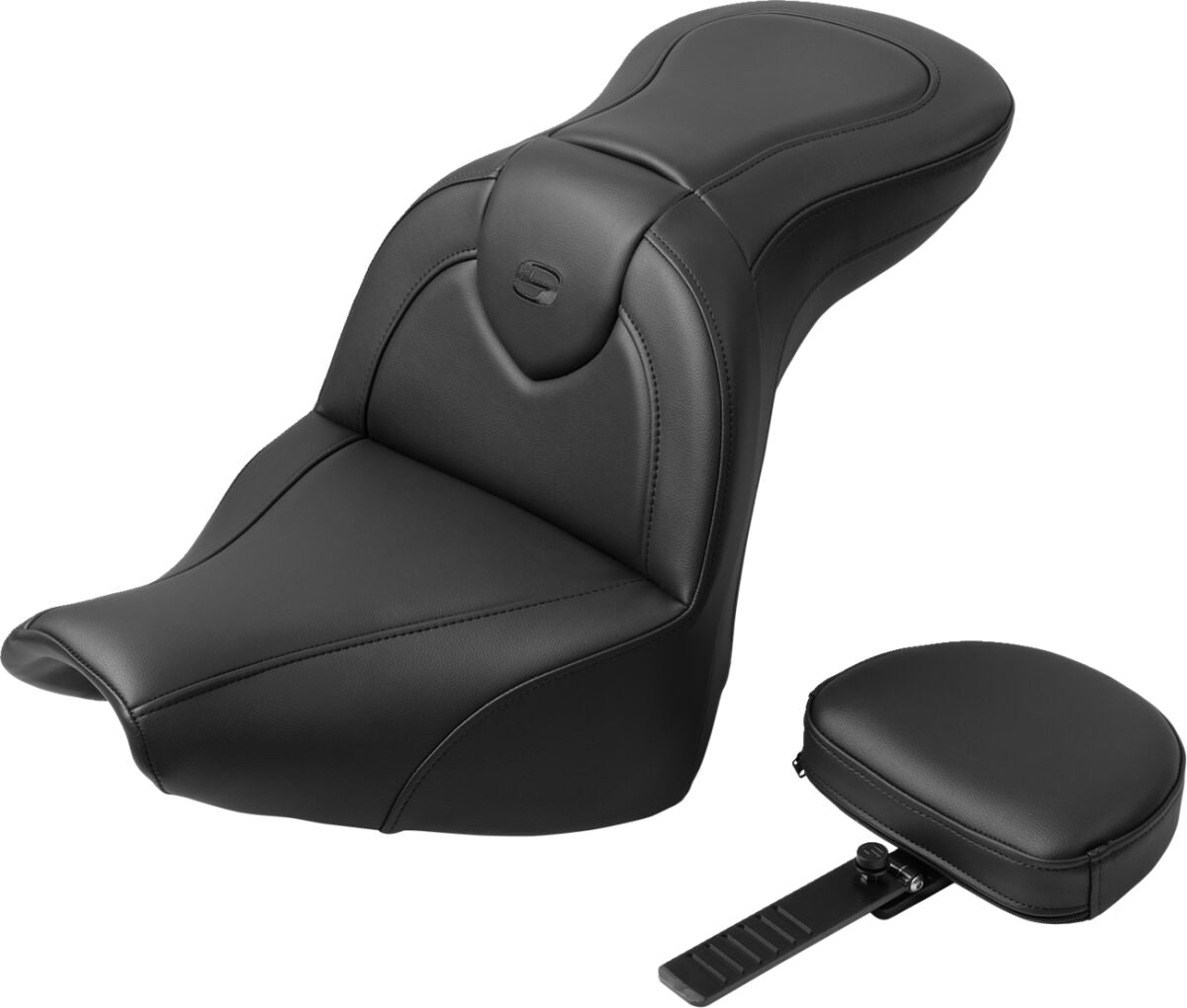 Roadsofa With Driver's Backrest Seat - 18+ Softail (Softail Breakout 104/117) Seat Saddlemen Default Title