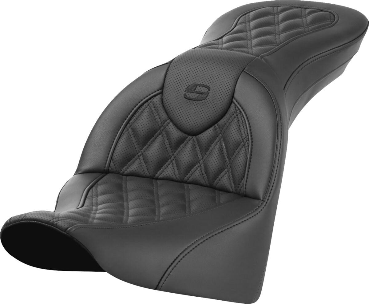Saddlemen Roadsofa LS Seat - 18+ Softail (FLDE Softail Deluxe, FLHC/S Softail Heritage & Heritage Classic, FLSL Softail Slim) Seat Saddlemen