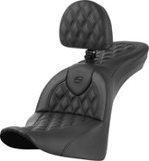 Saddlemen Roadsofa LS With Driver's Backrest Seat - 18+ Softail Seat Saddlemen