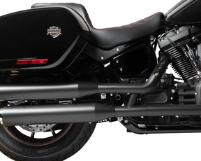 Drag Specialties Seats Predator 2 Up Seat Double Diamond Red Stitching Fl/Fx Seat Drag Specialties