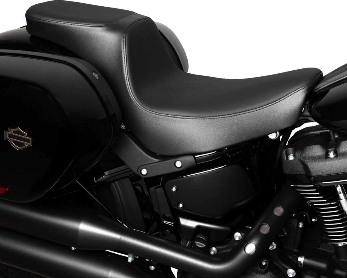 Drag Specialties Seats Predator 2 Up Seat Smooth Solar Leather Fl/Fx Seat Drag Specialties