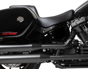 Drag Specialties Seats Predator 2 Up Seat Smooth Solar Leather Fl/Fx Seat Drag Specialties