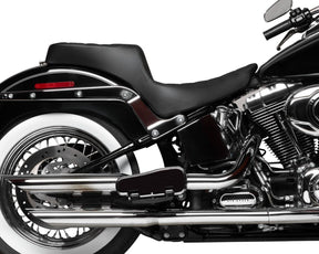 Drag Specialties Seats Seat Performance Predator Iii 2 Up Black Dd Vinyl Softail Seat Drag Specialties Seats