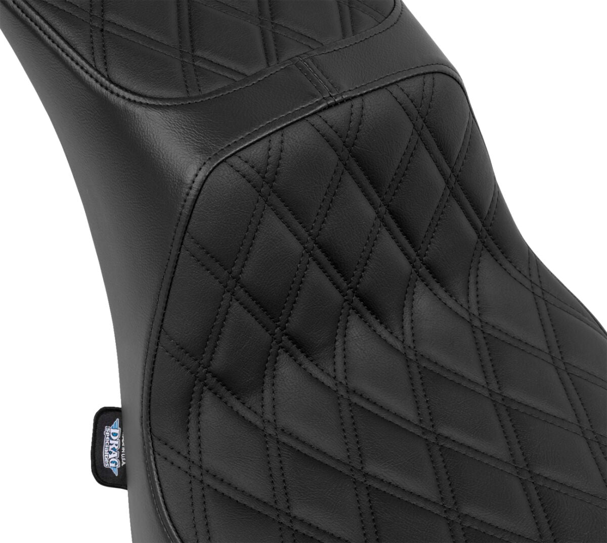 Drag Specialties Seats Seat Performance Predator Iii 2 Up Black Dd Vinyl Softail Seat Drag Specialties Seats